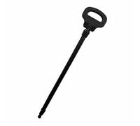 Harilla Walking Seat Cane Aluminum Alloy Mobility Aid Folding Cane Stool Convertible Walking Support Non Slip Handle Portable Seat Suitable for Seniors Hiking Paths Public Places, Black