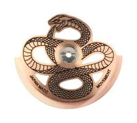 Harilla Watch Movement Rotor Oscillating Weight Repairing Part Accessory Easy to Use Snake Pattern Automatic Rotor for 6R35 NH38 7S26, Pink