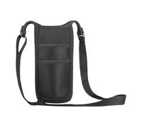 Harilla Water Bottle Carrier Bag with Phone Pocket,Climbing Neoprene Bottle Pouch Holder Insulated Sleeve for Traveling Backpacking
