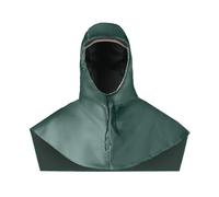 Harilla Waterproof Shawl Hat Headgear Essential Dustproof for Sanding Spraying Factory Work Labor Protection Gear Hood Neck Cover, Green