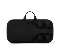 Harilla Waterproof Storage Case Case Racket Bag Carry Case Portable Organizer with Hard EVA Shell Holds Paddles and Balls Suitable for Training Matches Travel, Array, Black