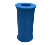 Harilla Weight Bar Grip Dumbell Handle Gear Anti Slip Fitness Training Wave Pattern Design Weight Lifting Barbell Grip Silicone, Blue