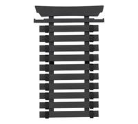 Harilla Wood Karate Belt Display Rack Medal Hanger Wall Mount with Stickers, Belt Display Holder Organizer for Adults, for 10 Belts