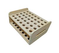 Harilla Wood Scissors Holder, Eyebrow Pen Holder, Container Hair Shear Shelf, Scissors Storage Rack for Barber Tools, Salon