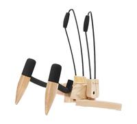 Harilla Wood Ukulele Stand Guitar Wooden Ukulele Accessories Instrument Floor Stand Holder for Small Musical Instruments, light brown, 23x20x32.5cm