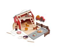 Harilla Wooden Farm Animals Toys, Farm Animal Toys, Animal Play Figures for Ages 3 4 5 Years Old Kindergarten