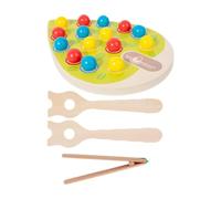 Harilla Wooden Rainbow Colored Sorting Ball Early Education Toys Preschool Learning Logical Thinking Matching Game for Children Gift