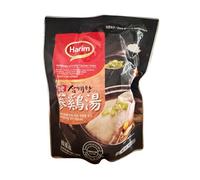 Harim Korean Ginseng Chicken Stew, Traditional Whole Chicken with Vegetable Broth, 800g