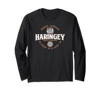 Haringey North London England Coordinates Label 2C Long Sleeve T-Shirt
