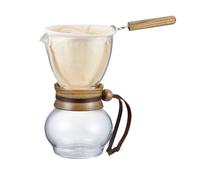 Hario 1-Piece 240 ml Glass Drip Pot, Natural