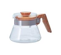 Hario Coffee Server New Coffee Server 400 ml Olive Wood Transparent 2-Cup