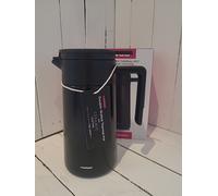 HARIO CHP-600-B Double-Walled Thermal Pot With Ceramic Coating Black 2-5 Cups