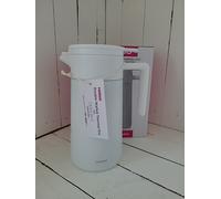 HARIO CHP-600-W Double-Walled Thermal Pot With Ceramic Coating White 2-5 Cups