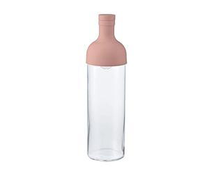 HARIO Cold Brew Tea Bottle with Filter Insert, 750 ml FIB-75-SPR, Smoky Pink