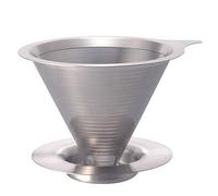 Hario Double Mesh Metal Dripper, Size 02, Silver
