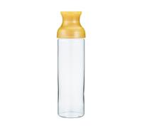 HARIO FIR-100-TY Filter-In Bottle, Carafe, Practical Capacity, 33.8 fl oz (1,000 ml), Yellow, Cold Brew Tea, Made in Japan
