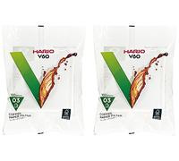 HARIO Paper Filter for V60, 1-6 Cups, 200 Sheets, White (VCF-03-100W)