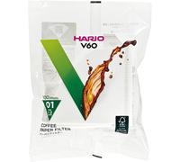 Hario Paper Filters for V60 Dripper Coffee Maker Compatible with Size 01 White 100 Pack 1100 Pieces Package may vary - This product is designed w