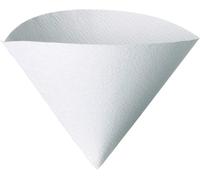 HARIO Paper Filters for V60 Dripper Coffee Maker, Compatible with Size 02, White, 100 Pack, 2-100pcs