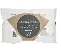 Hario Pegasus Flat Bottom Filters, Size 03, Natural, 100ct
