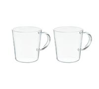 Hario "Straight" Glass Mug Set, 300ml, 2pcs
