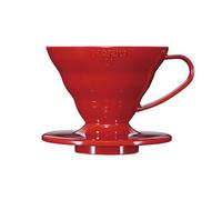 Hario V60 Ceramic Coffee Dripper Pour Over Cone Coffee Maker Size 01, Red