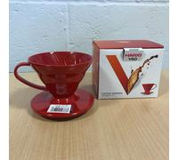 Hario V60 01 Red Resin Coffee Dripper Only Brand New - Made In Japan (VDR-01-R)