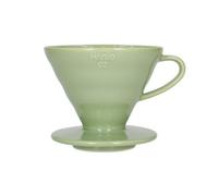 Hario V60-02 Ceramic Coffee Dripper Smokey Green Hario