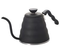 Hario V60 "Buono" Drip Kettle Stovetop Gooseneck Coffee Kettle 1.2L, Stainless Steel, Black