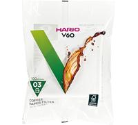 Hario V60 Coffee Filter Papers White 100 Sheets, Size 3-100pcs, Packaging may vary