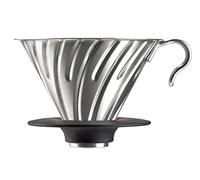 HARIO V60 Metal Dripper Silver (Size 02)