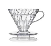 Hario V60 Plastic Coffee Dripper, 02, Clear
