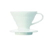 HARIO V60 Size 01 Ceramic Coffee Maker with Spout - White