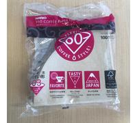 Hario V60 Size 03 - 100 Unbleached Coffee Filters - Made In Japan (VCF-03-100M)