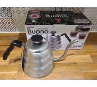 Hario V60 VKB-120HSV Buono Coffee Drip Kettle Gooseneck Stainless Pour Over 1.2L
