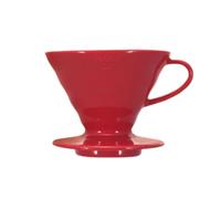Hario VDCR-02R V60 02 Coffee Dripper Ceramic Red Coffee Drip for 1-4 Cups