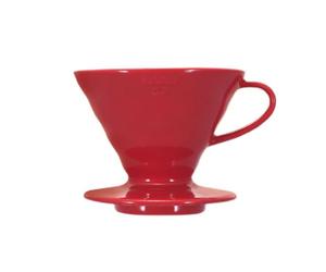 Hario VDCR-02R V60 02 Coffee Dripper Ceramic Red Coffee Drip for 1-4 Cups