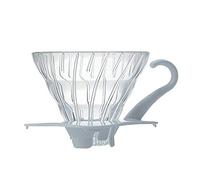 Hario VDG-01W 1-Piece Glass Coffee Dripper, White