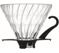 Hario VDG-02B 1-Piece Glass Coffee Dripper, Black
