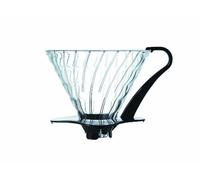 Hario VDG-03B 1-Piece Glass Coffee Dripper, Black