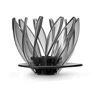 HARIO VDSU-02-TB V60 Dripper, Suiren 02, Black, for 1-4 Cups, Coffee, Hand Drip