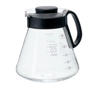 Hario XVD-80B 800 ml Acrylic Range Coffee Server, Black, 6 Cup