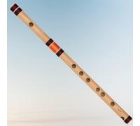 HARIPRASAD Flutes Bamboo Flute Musical Instrument for Beginners, C Scale/Natural Right-Handed Bansuri 19 Inch (Brown+Orange)