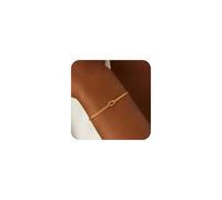 HARJJME Silver Gold Bracelet for Women Men 14K Gold Plated Bracelets for Womens Adjustable Charm Love Knot Friendship Couples Link Bracelet Trendy Jewellery Gift for Teenage Girls