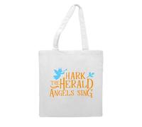 Hark the Herald angels sing [BCX] tote style shopping bag - white