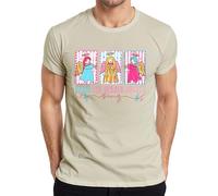 Hark The Herald Angels Sing Christmas Angel Pastel Gift Men's T-Shirt, natural, S