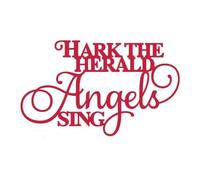 Hark The Herald Angels Sing Die Cuts for Card Making, Metal Cutting Dies for Paper Scrapbooking, DIY Stencils for Album Party Wedding Festivals Decoration