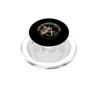Hark The Herald Angels Sing Luke 2:14 Christian Emblem PopSockets PopGrip for MagSafe