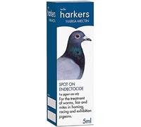 Harka-Mectin Spot On Treatment Ivermectin for Worms Lice & Mites Pigeons 2 Drops