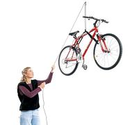 HARKEN Garage Storage Ceiling Hoist | 1 Point System | 2:1 Mechanical Advantage | Easy lift, Single-Person, Hanger, Pulley, Bike, Ladder, Wheel Barrel, Tool
